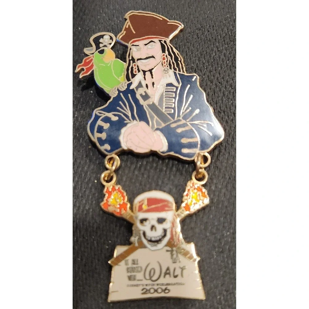 Disney Pin PIRATES JACK SPARROW PARROT Artist Proof LE AP‎ 00092
